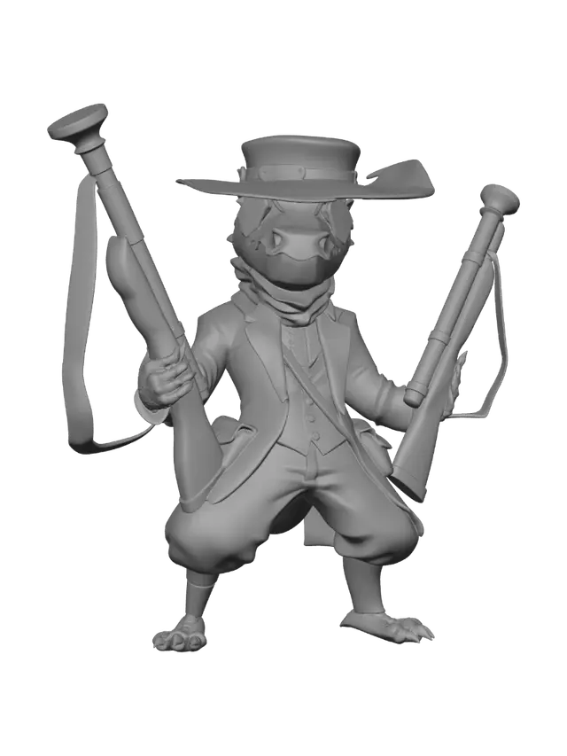 3D model for Red Gunslinger
