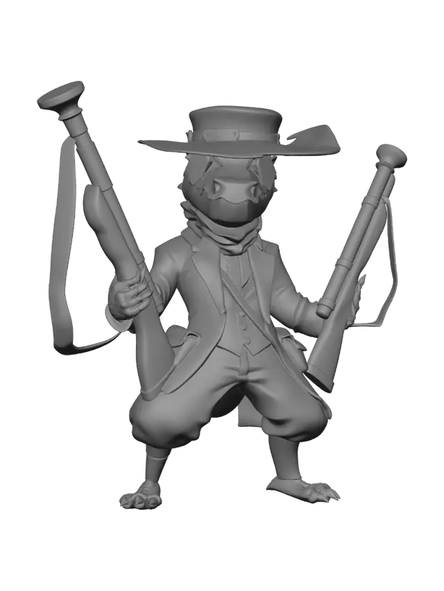 3D model for Red Gunslinger
