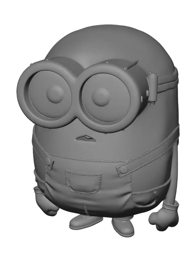 3D model for Surprised Minion