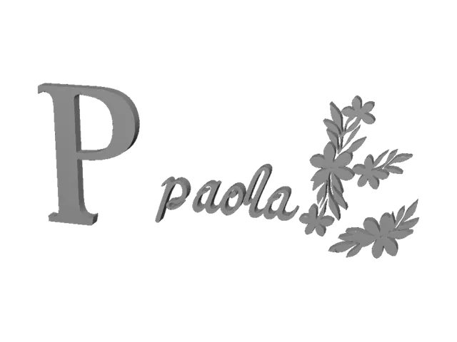 3D model for Paola in Bloom
