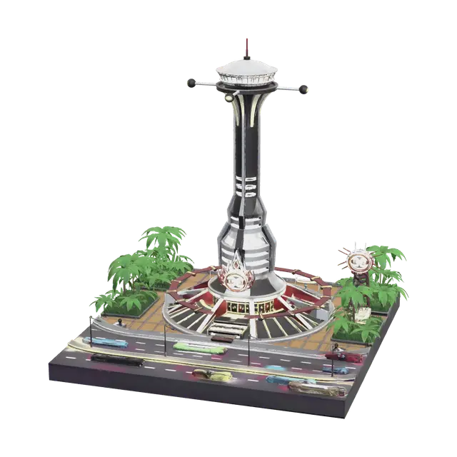 Modern Lucky 38 - Gambler 3D model, vytvořený pomocí AI