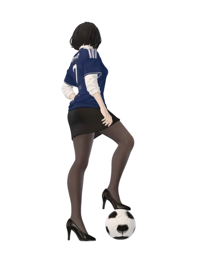 Stiletto Striker - Agent 3D model, vytvořený pomocí AI
