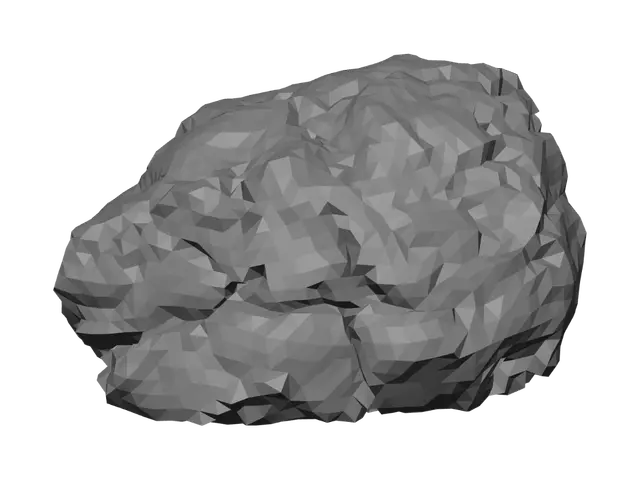 3D model for Snow-Capped Boulder
