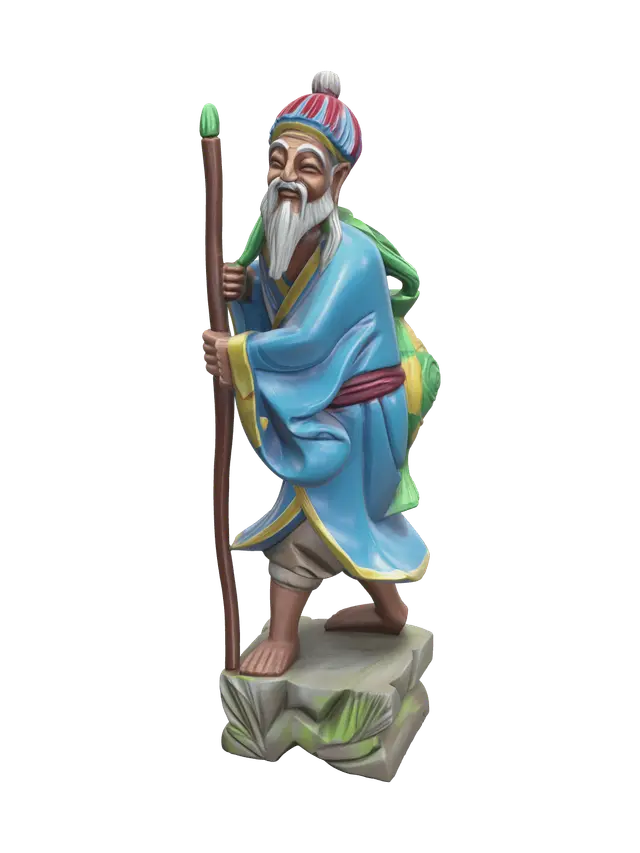 Ornate Old Man - Portraits 3D model, vytvořený pomocí AI