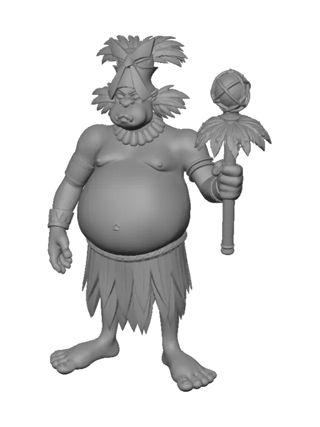 3D model for Jungle Shaman