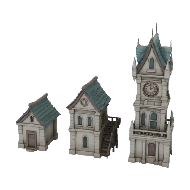 3D model for Cloudbound Clocktower Complex