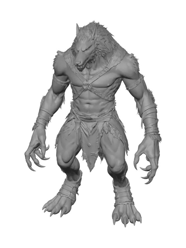 3D model for Ironwolf Warlord