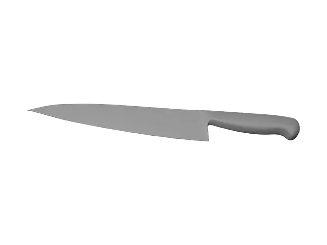 3D model for Vintage Chef's Knife