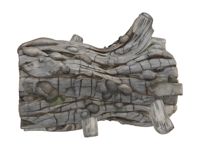 3D model for A massive rotting log