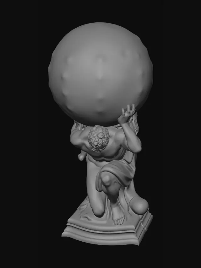 3D model for The World on My Shoulders