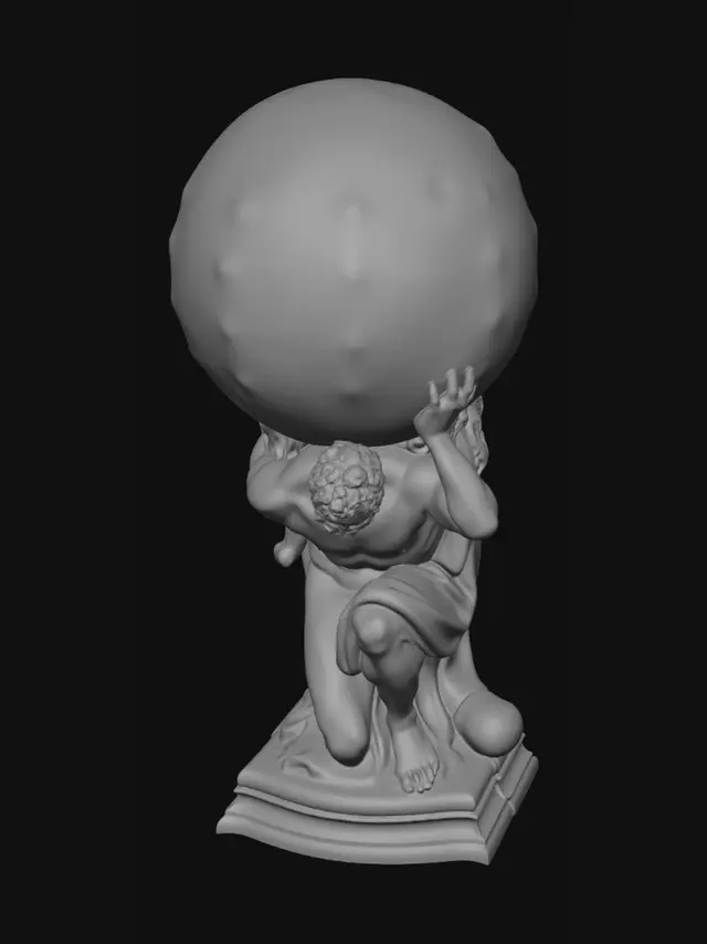 3D model for The World on My Shoulders