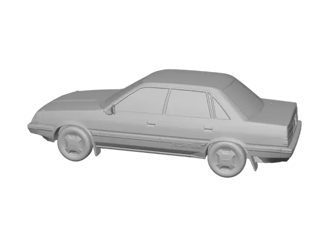 3D model for Red Subaru Leone 4WD Turbo Sedan