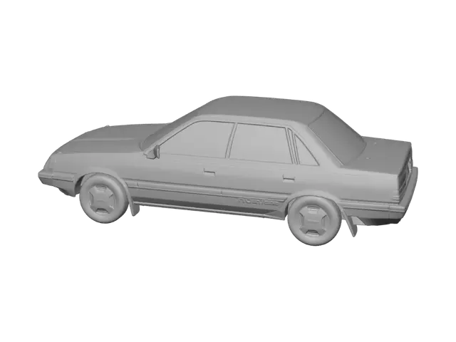 3D model for Red Subaru Leone 4WD Turbo Sedan