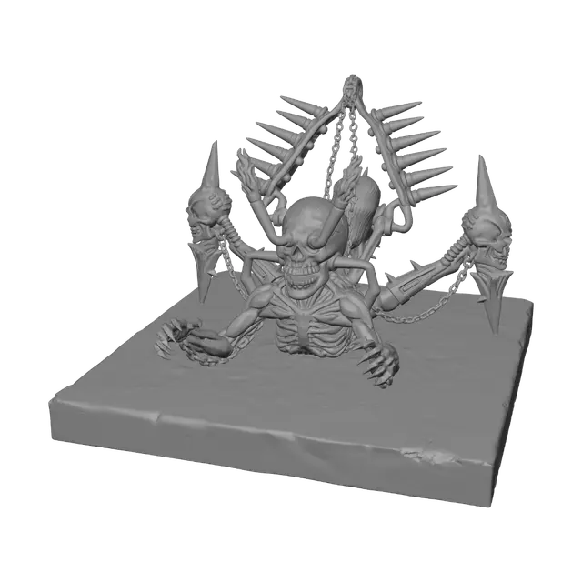 3D model for Crimson Fire Demon