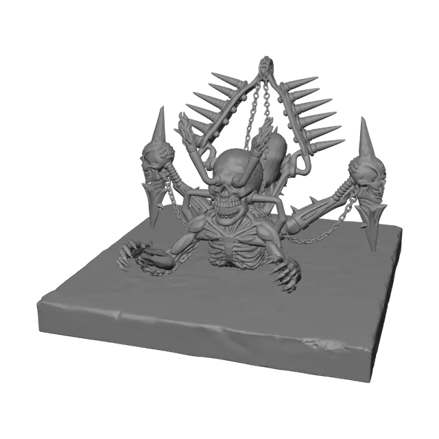 3D model for Crimson Fire Demon