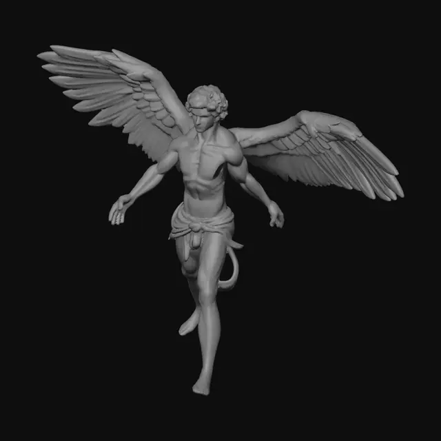 3D model for Winged Guardian
