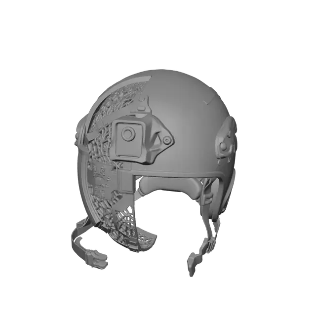 3D model for Hybrid Armor Helmet