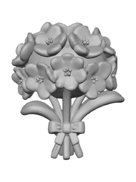 3D model for flower