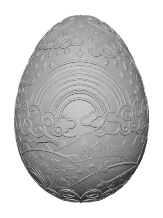 3D model for Rainbow Landscape Egg #EasterEgg2026#