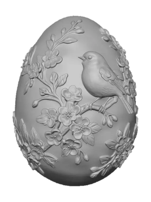 3D model for Robin on a Blossom Egg #EasterEgg2026#