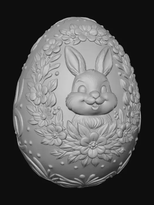 3D model for Floral Bunny Easter Egg #EasterEgg2026#
