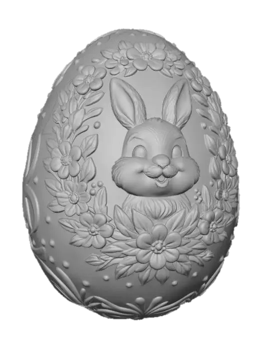 3D model for Floral Bunny Easter Egg #EasterEgg2026#