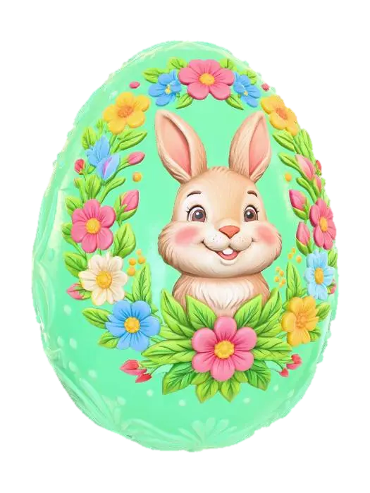 3D model for Floral Bunny Easter Egg #EasterEgg2026#