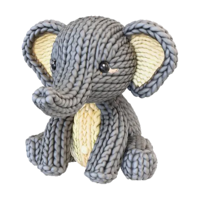 3D model for Knitted Elephant Cuddle