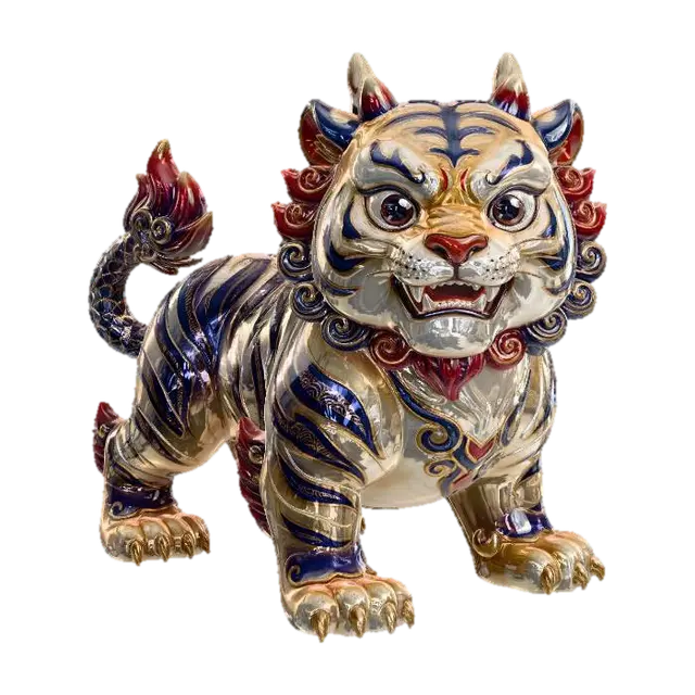 3D model for Azure Tiger Guardian
