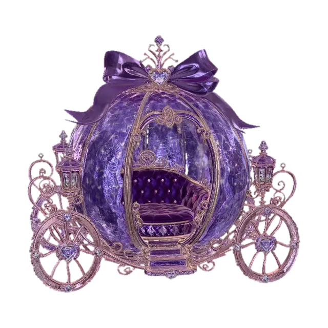 Your ride's here 👑✨ - Aesthetic 3D model, vytvořený pomocí AI