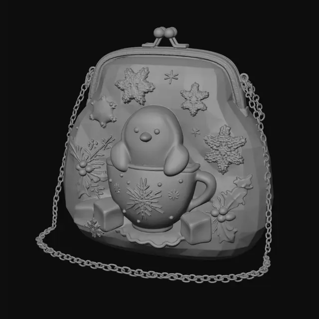3D model for Frosty Teacup Penguin