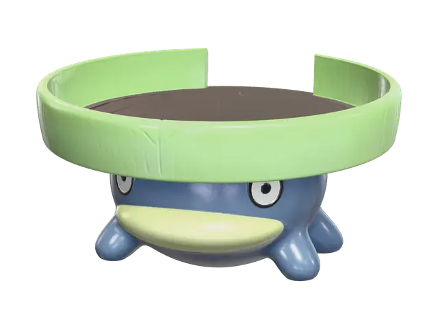 Low-Poly Lotad Evolution - Bubbly 3D model, vytvořený pomocí AI