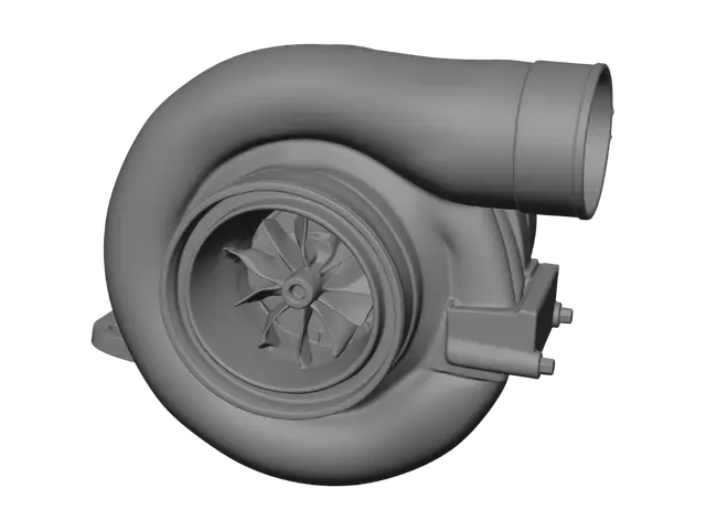 3D model for Garrett Turbocharger
