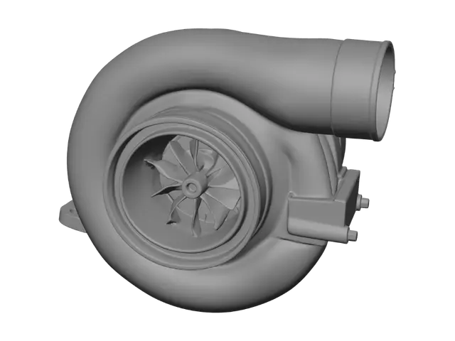 3D model for Garrett Turbocharger