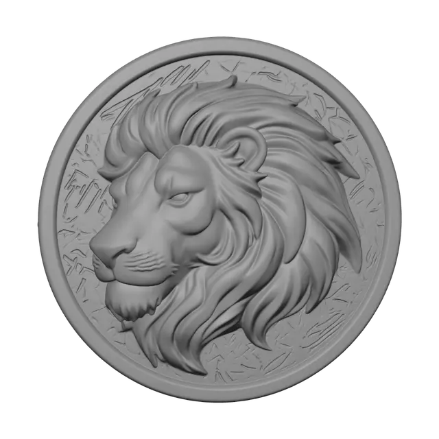 3D model for Golden Lion Crest