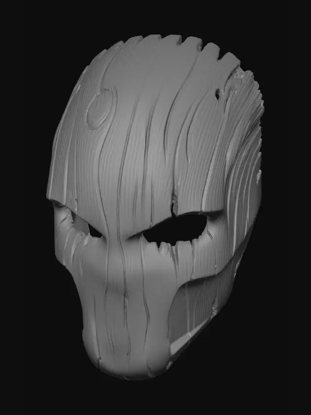 3D model for Timeworn Timber Mask