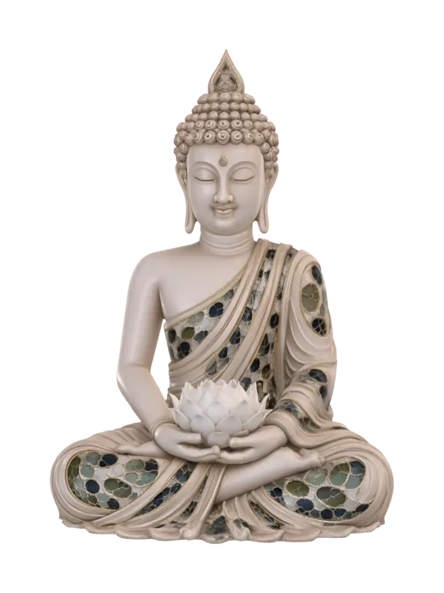 3D model for Serene Lotus Buddha