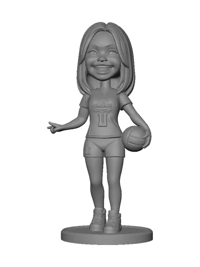 3D model for Phoenix Volley Mascot