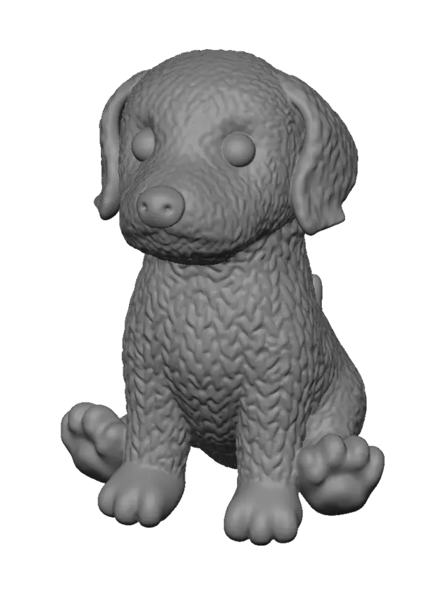 3D model for Snowy Crochet Duck
