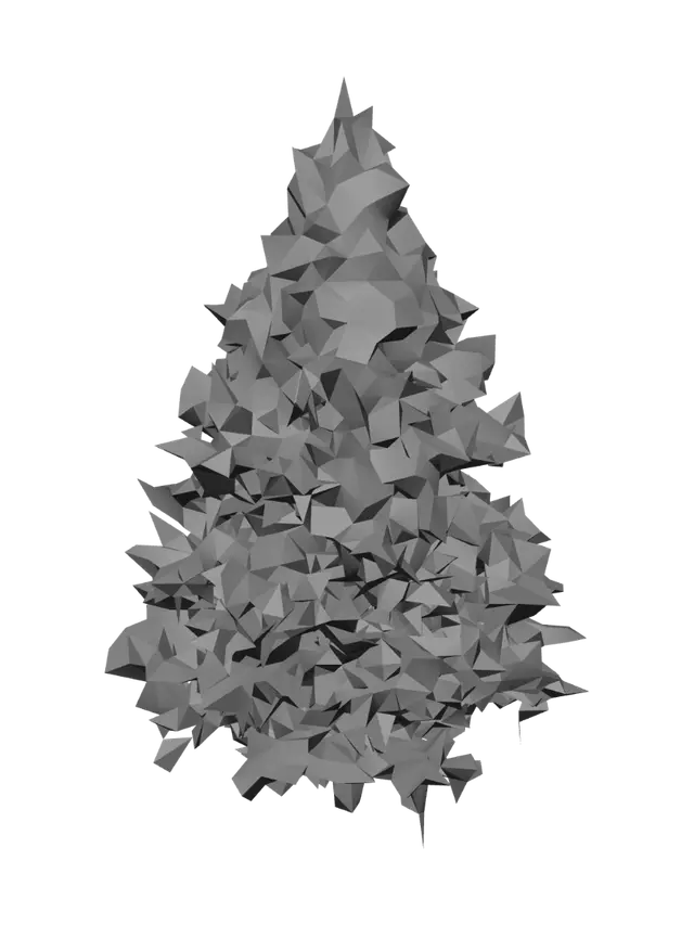 3D model for evergreen