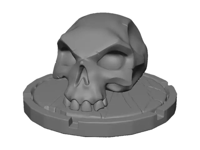 3D model for Emerald Gaze Skull