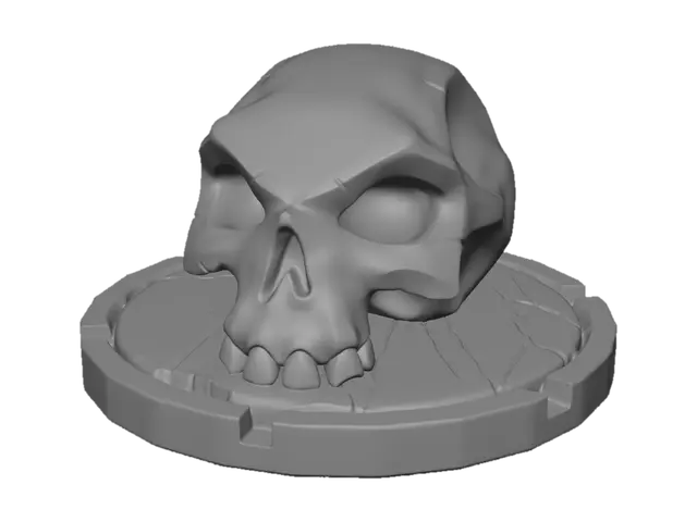 3D model for Emerald Gaze Skull
