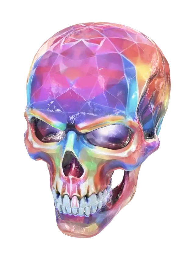 3D model for Kaleidoscopic Skull