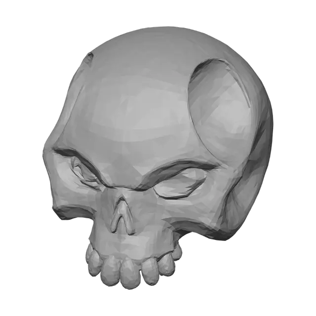 3D model for Gem Eyed Skull