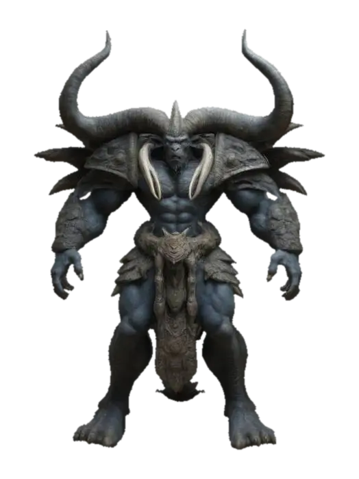 3D model for the strongest primordial god from the book 'Primal Hunter', highly detailed