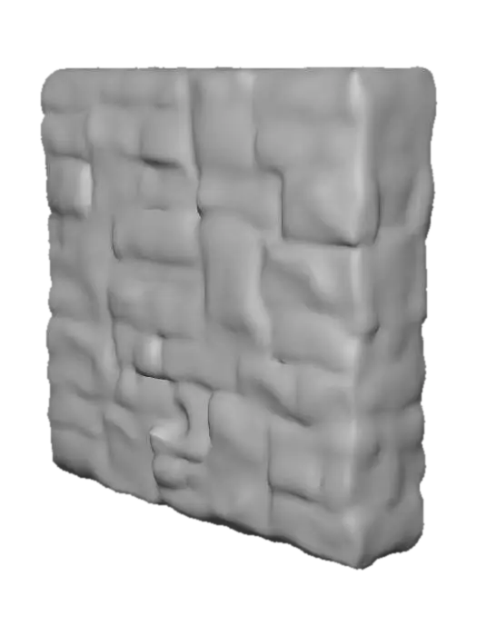 3D model for Stone Fortress seamelss tile