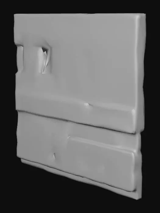 3D model for Colorful Brick Wall