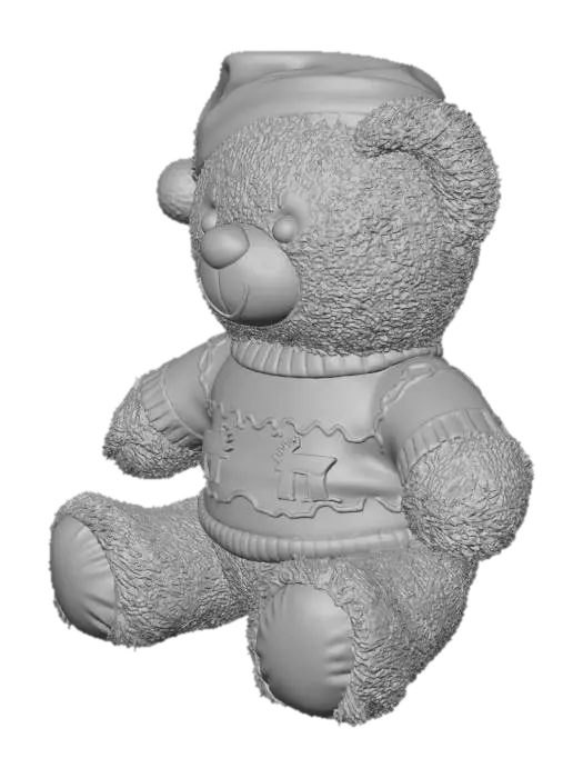 3D model for Christmas Cuddle Bear