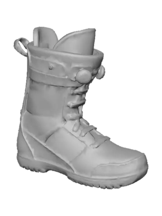 3D model for The high-end snowboard boot is a technical masterpiece carefully crafted to offer optimal performance on the mountain. It features a low-profile design with a lightweight, The Logo " CRIT " on the side, flexible upper for maximum agility and responsiveness. Inside, a heat-molded liner ensures a customizable fit, maximizing both comfort and warmth. A BOA lacing system provides precision and quick adjustment, allowing for a snug fit throughout the day. The outer shell is reinforced with a tough material for durability, complete with ankle support and waterproofing to keep your feet dry and secure in any condition.