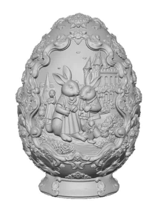 3D model for Enchanted Bunny Egg, #EasterEgg2026#